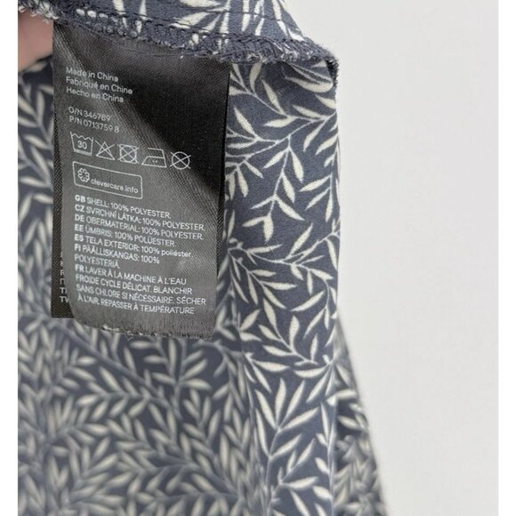 Morris & Co C H&M Floral Collar Chiffon Button Long Sleeve‎ Blouse Sz 2 Career - Picture 8 of 10